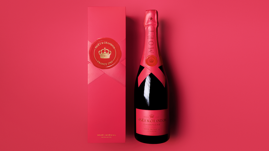 Moët & Chandon Rosé Impérial Limited Edition End of the Year 2025 in Geschenkbox