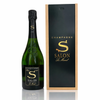 Blanc de Blancs Brut 2015 in Holzkiste / Champagne Salon Le Mesnil