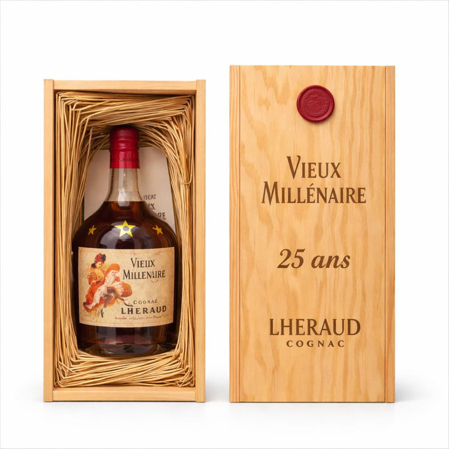 Vieux Millénaire 25 Jahre in Holzbox | Lheraud – venditevendite