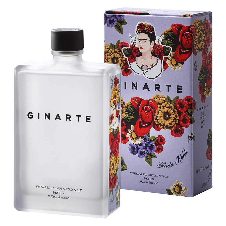 Ginarte Dry Gin Frida Kahlo Edition 0,5l in Geschenkbox