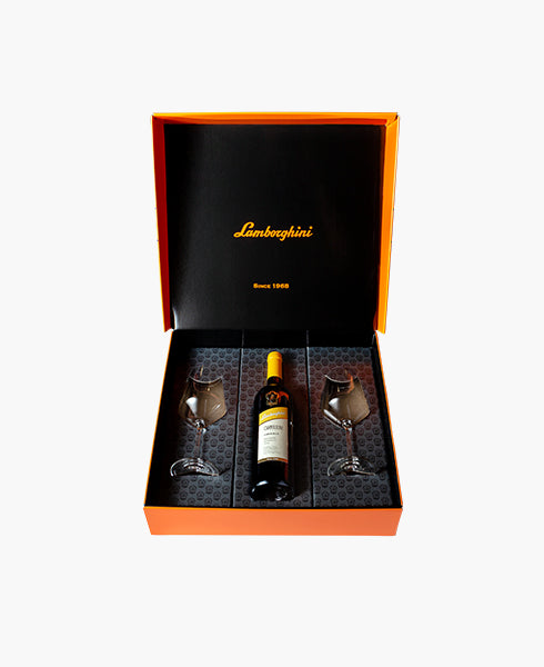 Lamborghini Geschenkbox mit Wein