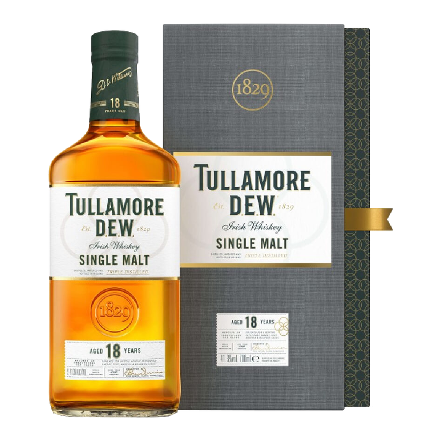 Tullamore Dew 18 Jahre Single Malt Irish Whiskey 0,7l in Geschenkbox